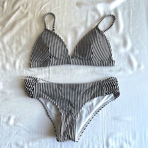 Stripe bikini set size S